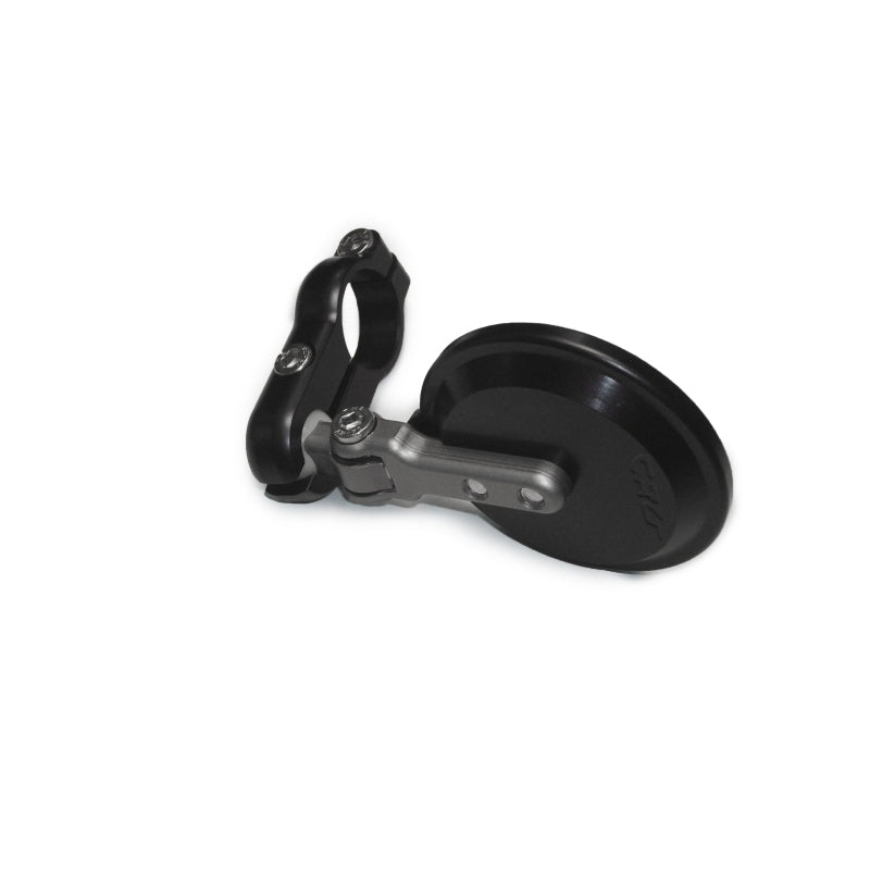 CRG Blindsight Folding 2 in. Round Bar-End Mirror – Black