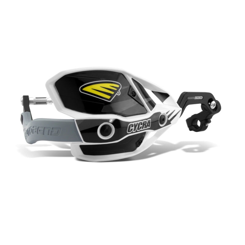 Cycra CRM Ultra 1-1/8 in. Clamp w/White Shields/Black Covers