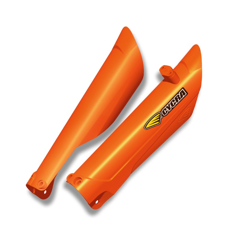 Cycra 15-23 KTM 125-500 SX/XC/SX-F/XC-F/XC-W/XCF-W/EXC-F Performance Fork Guards – Orange