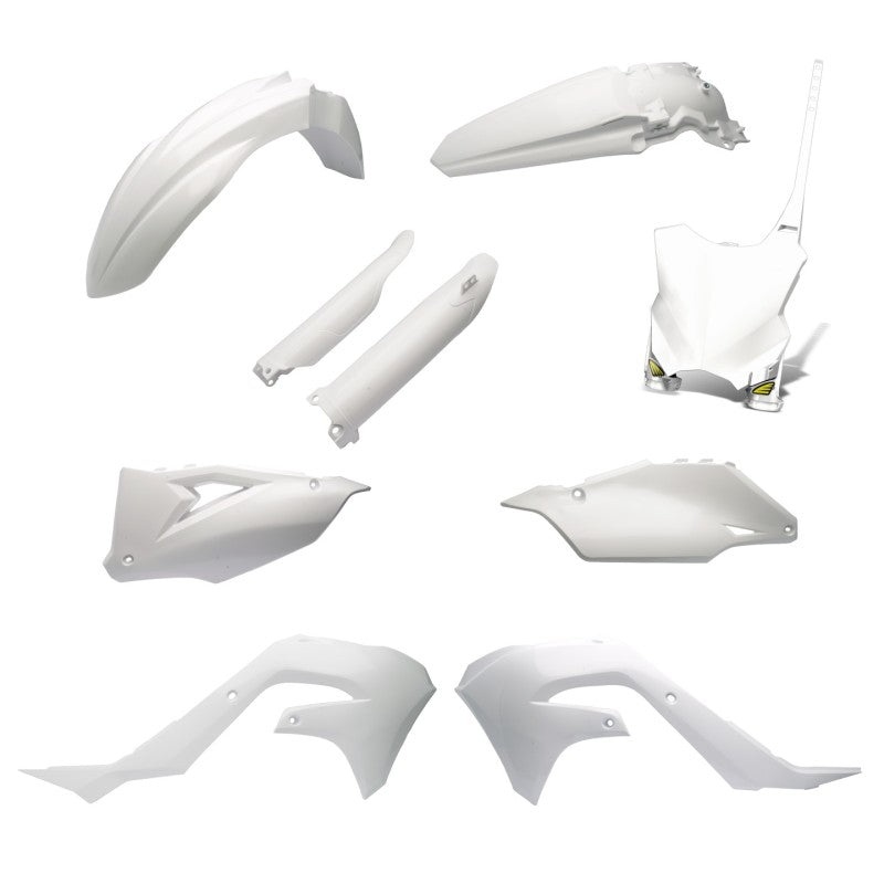 Cycra 21-23 Kawasaki KX450X Powerflow Body Kit – White