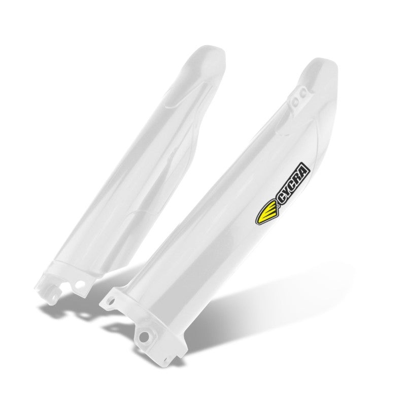 Cycra 21+ Kawasaki KX450X Fork Guards – White