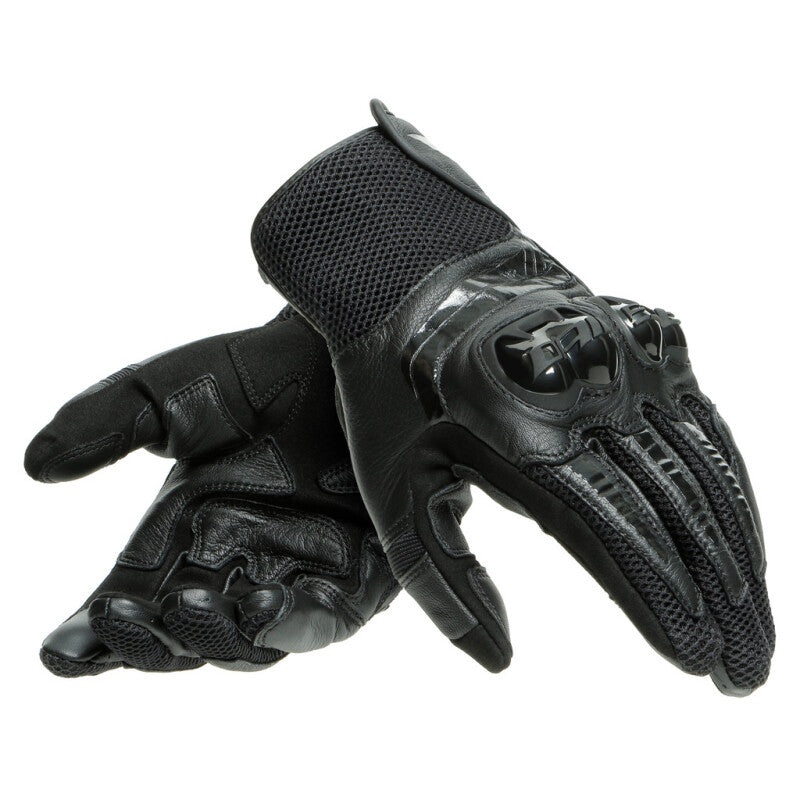 Dainese Mig 3 Unisex Leather Gloves Black/Black – Small