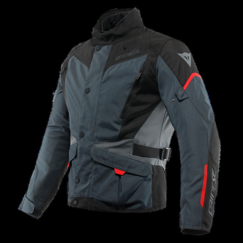 Dainese Tempest 3 Lady D Dry Jacket Ebony/Black/Lava Red Size – 40