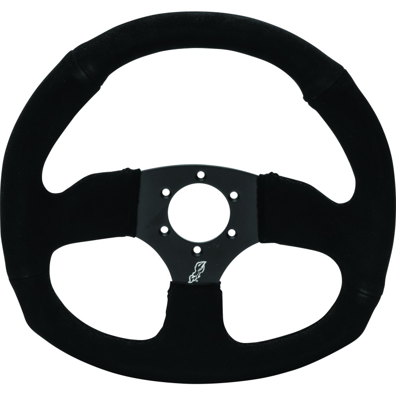 DragonFire Racing Steering Wheels – D-shaped- Suede- Iron Series- 0in offset