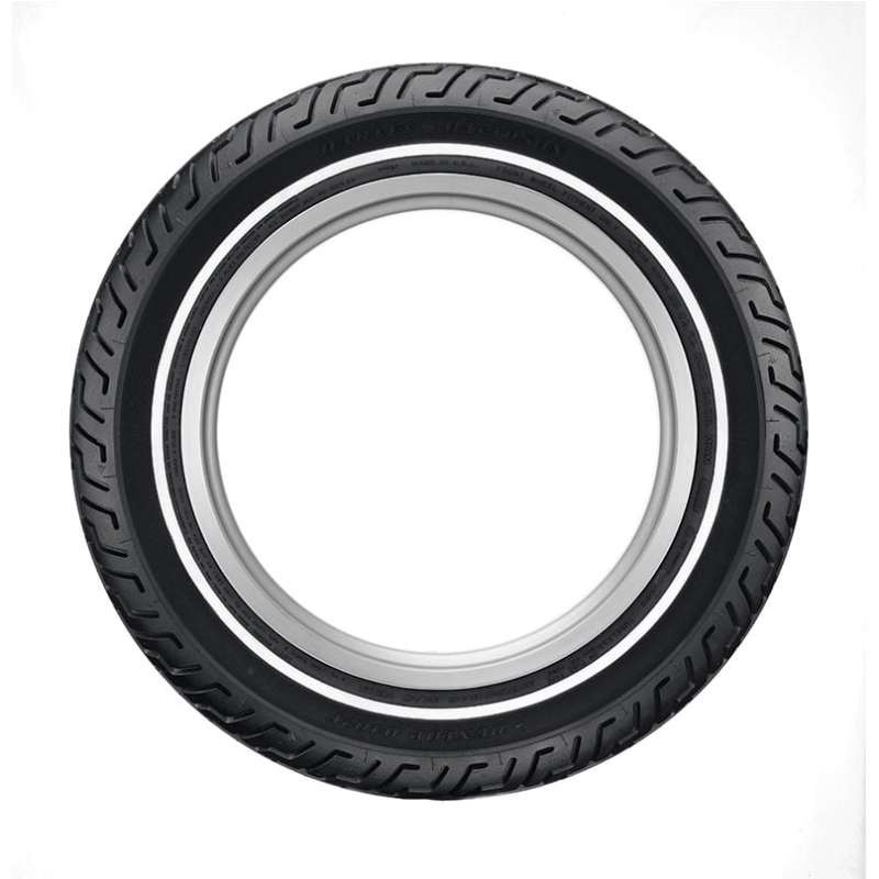 Dunlop D402 Front Tire – MT90B16 M/C 72H TL – Narrow Whitewall