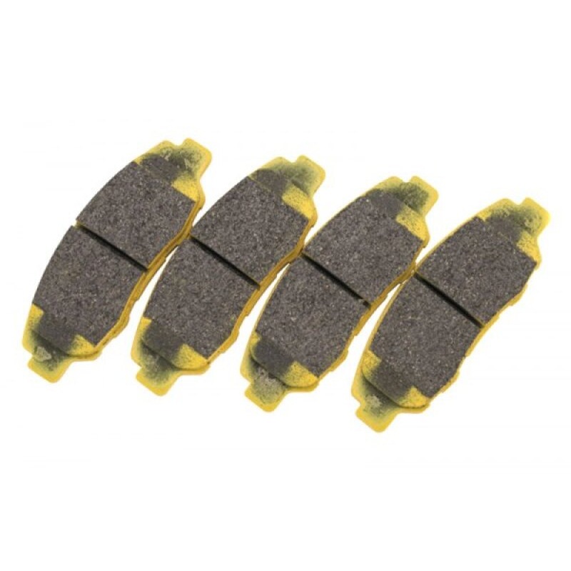 EBC 15-18 Polaris Slingshot SL LE 2.0L Yellow Brake Pads (Set of 4 Pads)