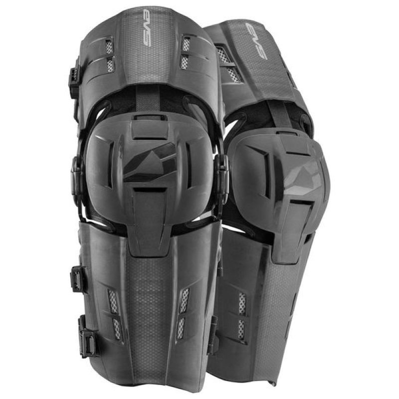 EVS RS9 Knee Brace Black Pair – Large