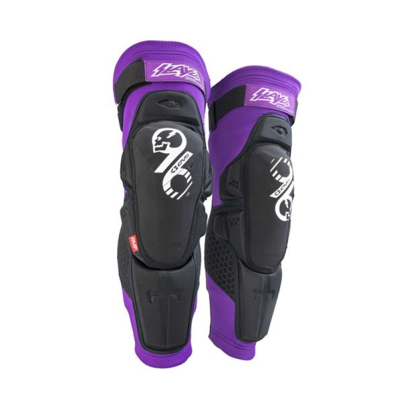 EVS Slayco96 Knee Guard Pair Purple/Black – Small/Medium