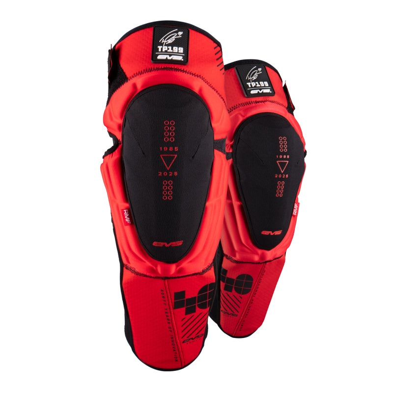 EVS TP 199 Travis Pastrana Knee & Shin Guard 40th Anniversary Limited Edition Red – 2XL