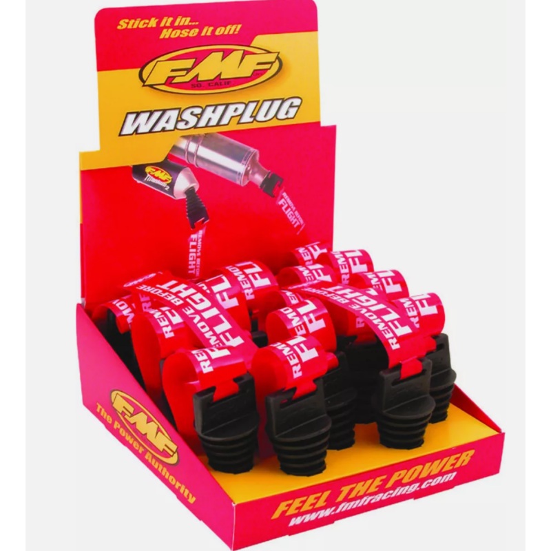 FMF Racing 4-Stroke Wash Plug P.O.P. Display (Includes 20 Plugs)