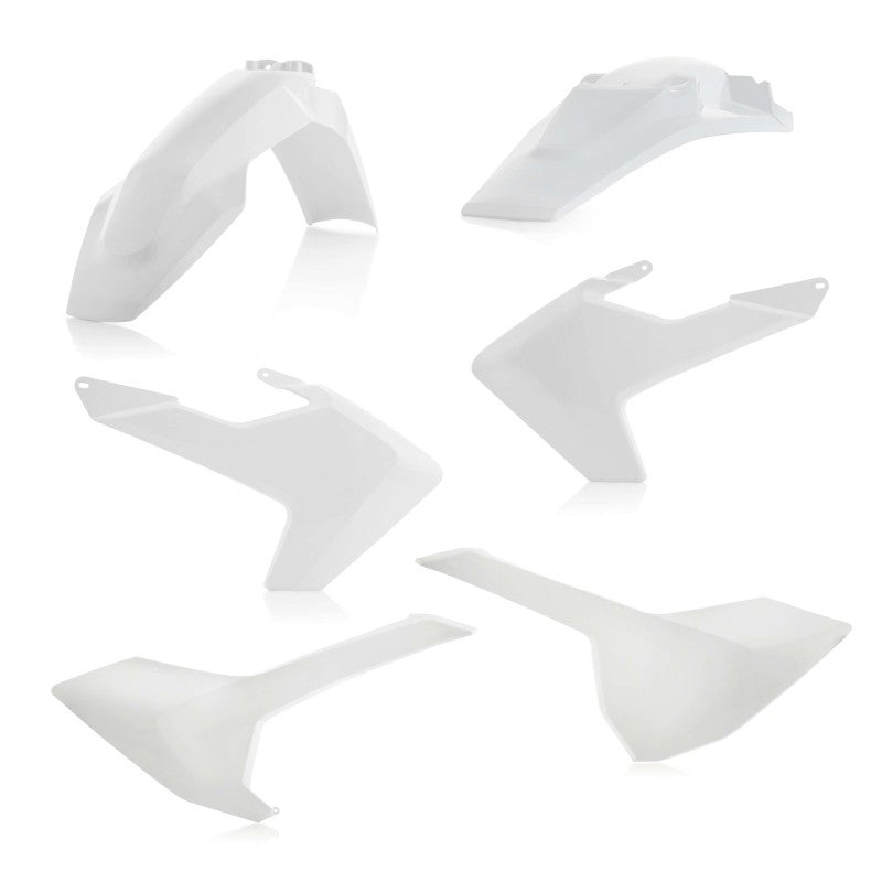 Acerbis 17-19 Husqvarna TE150/250/300/ FE250/350/450/501/ TE250i/ TE300i Plastic Kit – White