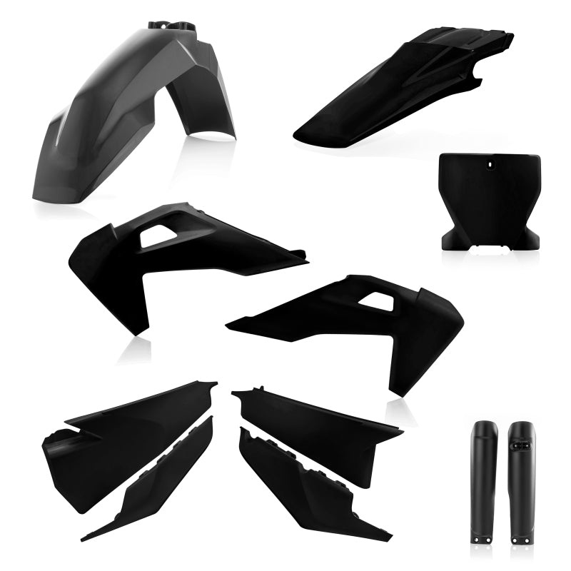 Acerbis 19-22 Husqvarna 125-450 TC/ FX/ FC/2019 TX300/ 20-22 TX300i Full Plastic Kit – Black
