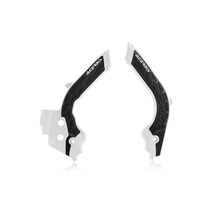 Acerbis 19-22 KTM 125-501 TC/FC/FX/FE/S/TE/TX/ 21-23 GasGas Frame Guards- X-Grip – White/Black