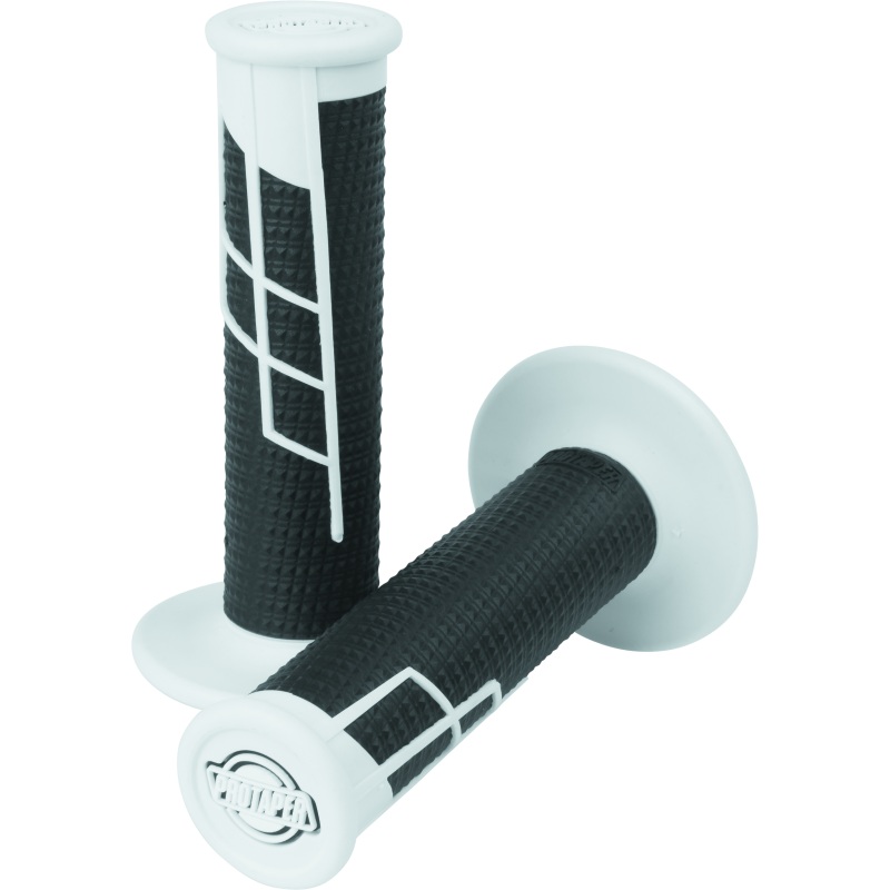 ProTaper Clamp-On 1/2 Waffle Grip – White/Black