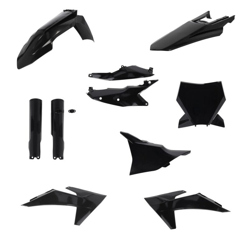 Acerbis 23-24 KTM 125-450 SX/ SX-F/XC/XC-F Plastic Kit – Black