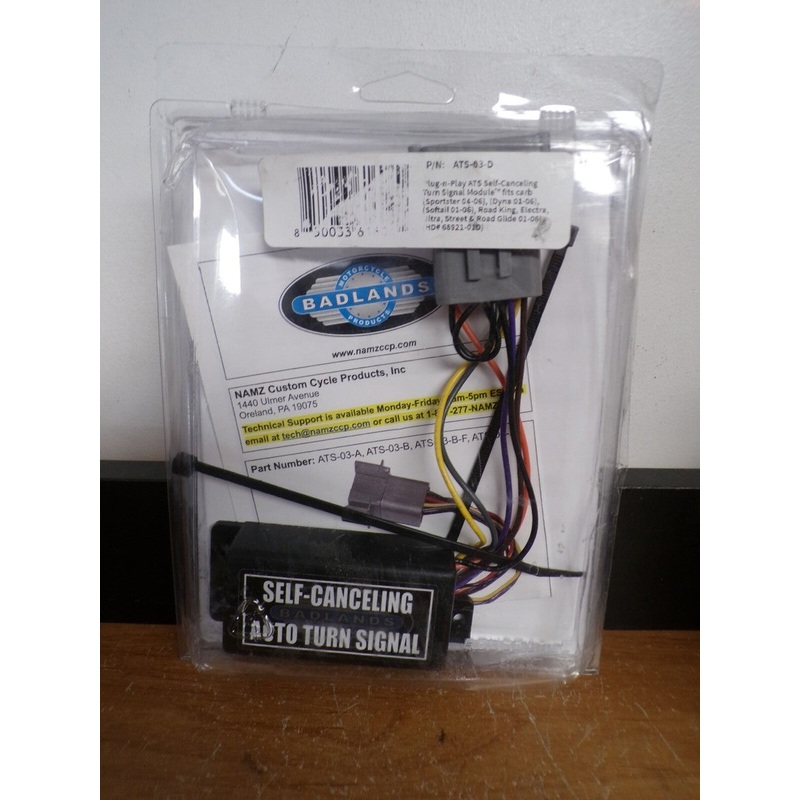 Badlands 04-06 Sportster Plug N Play ATS Self-Canceling Turn Signal Module