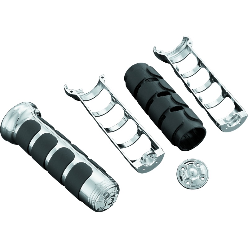 Kuryakyn ISO Grips For GL1800 With Heated Grips Chrome