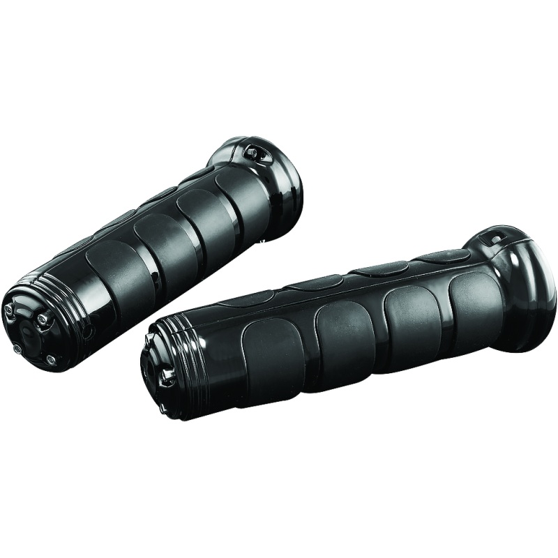 Kuryakyn ISO-Grips With OEM Heated Grip 06-20 Honda GL1800 Black