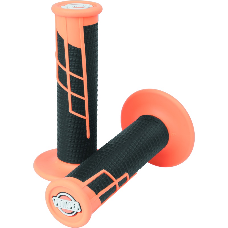 ProTaper Clamp-On 1/2 Waffle Grip – Neon Orange/Black