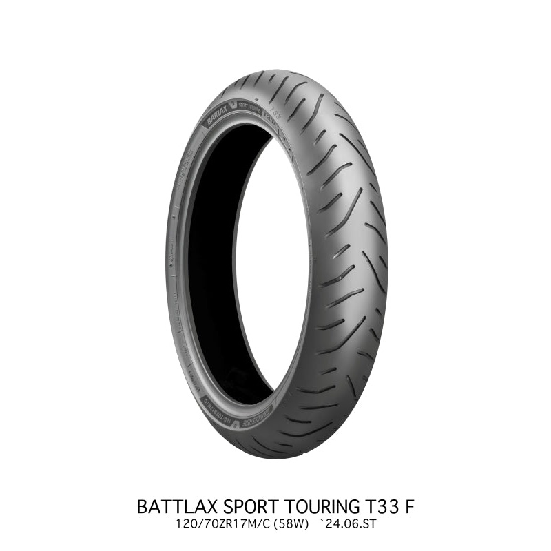 Bridgestone  Battlax Sport Touring T33F Tire – 120/70ZR18 M/C 59W TL Front