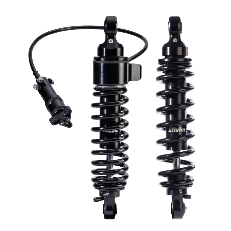 Bitubo WME2 Twinshocks Adjustable: Single Hydraulic Spring Preload, Reb., Length 326mm, Dk Edition