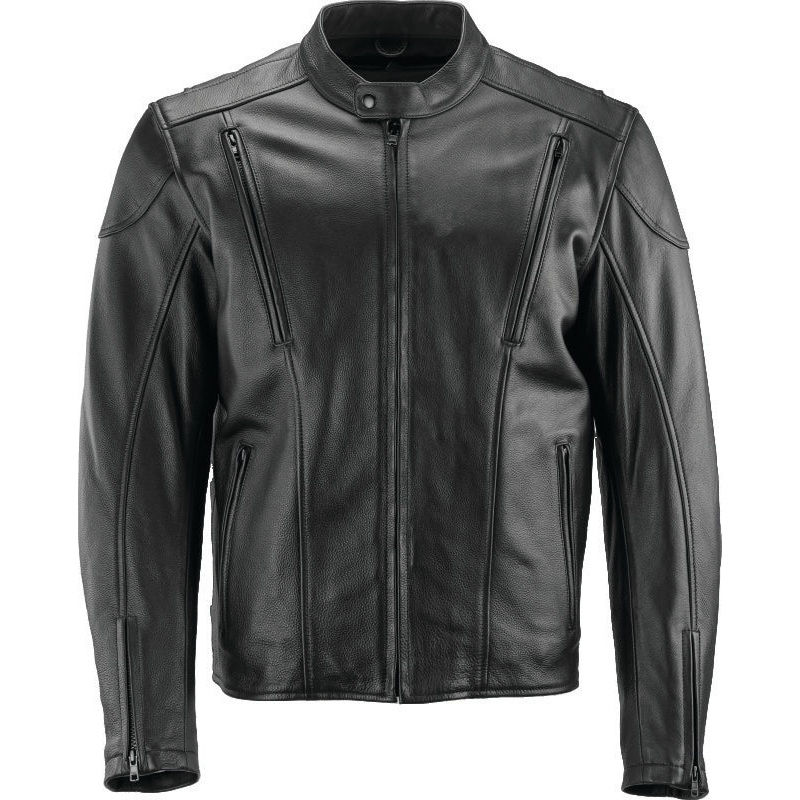 Kuryakyn Leather By River Road Race Leather Jacket Black – Large