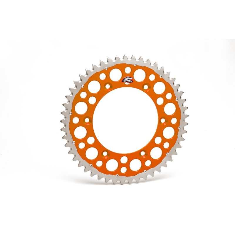 Renthal 21-23 KTM 450 Rally Factory Replica/Race Replica Rear Twinring – Orange 520-48P Teeth