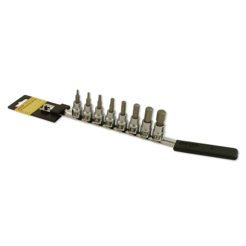 CruzTOOLS 3/8in. Drive Metric Hex Socket Bit Set for Powersports