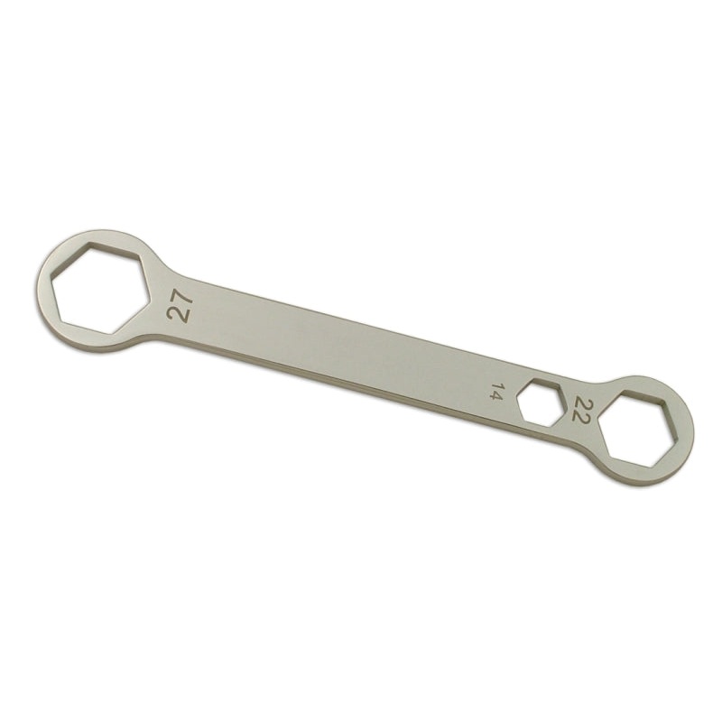 CruzTOOLS Combo Axle Wrench 14mm x 22mm x 27mm