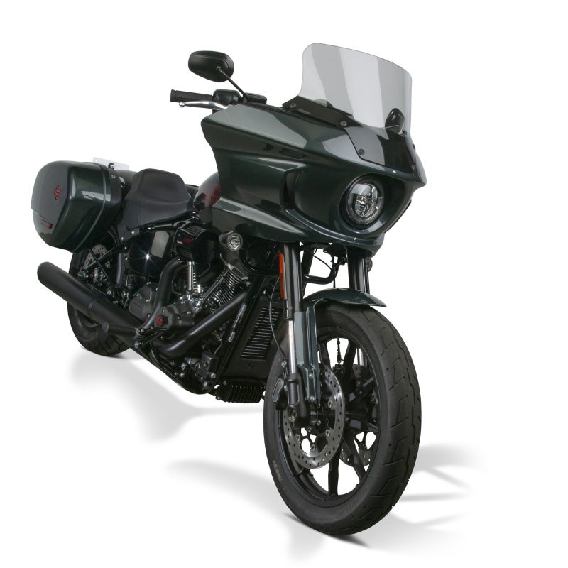 National Cycle 22+ Harley Davidson LowRider ST V-Stream Quantum Plus Mid Windshield- LT. Tint
