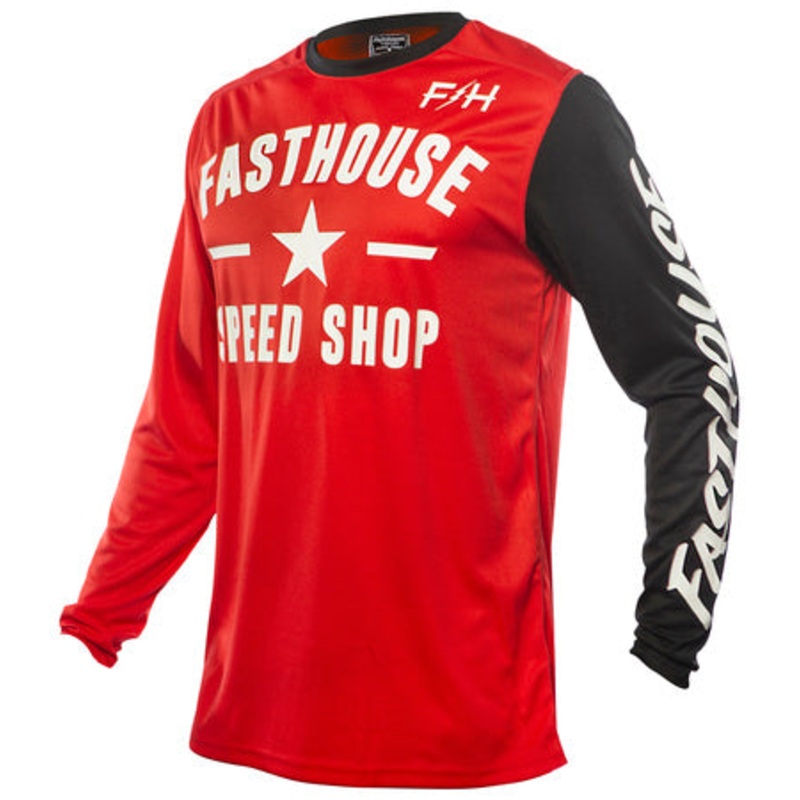 YOUTH CARBON JERSEY|LG|SM|XS|MED|RED