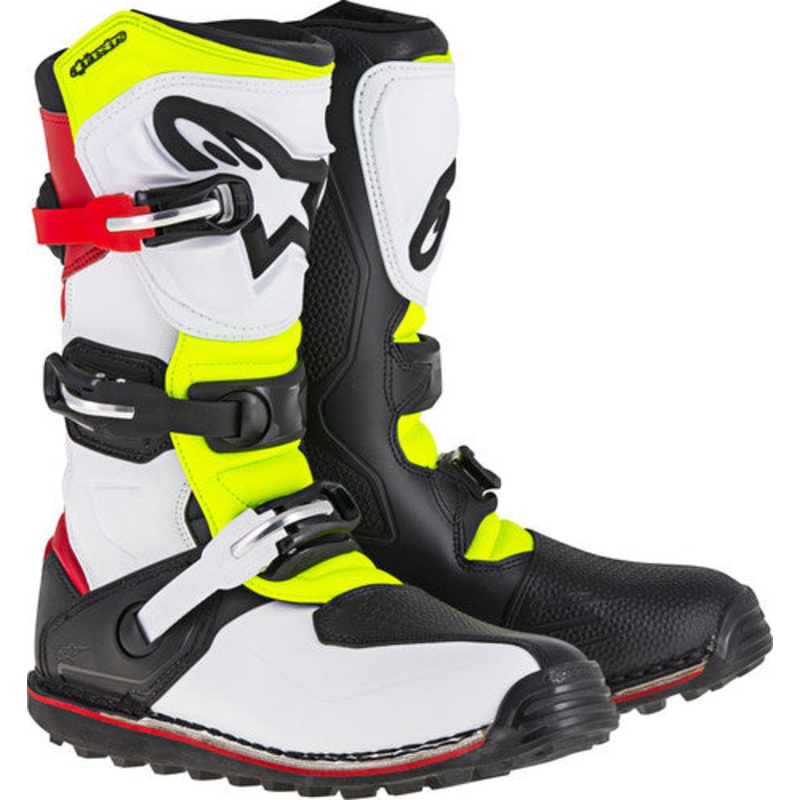 TECH-T BOOTS|05|07|06|09|10|11|12|08|WHITE/RED/YELLOW/BLACK