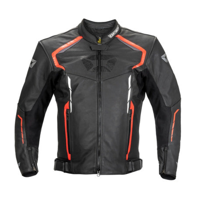CHICANE JACKET BLK/RED|SML|MED|LRG|XLG|XXL|BLACK