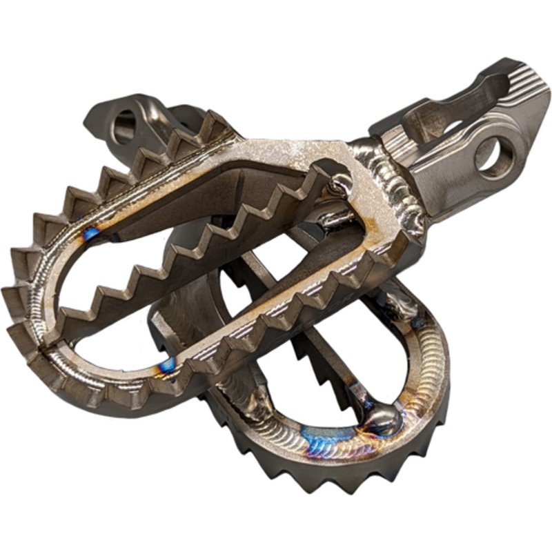 TITANIUM FOOT PEGS 5MM BACK FROM STOCK