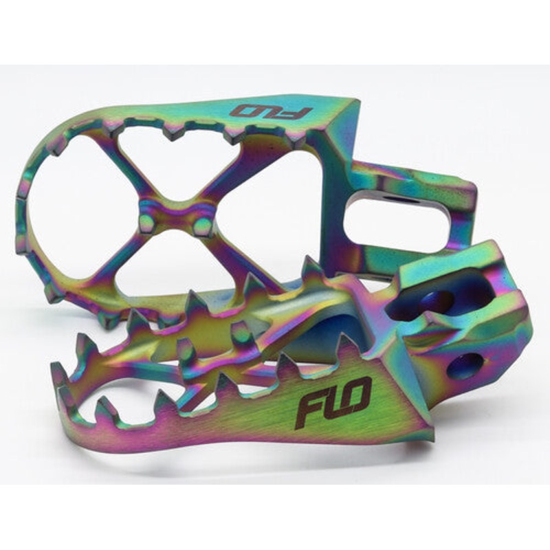 TITANIUM FOOT PEGS JET FUEL HUS/KTM