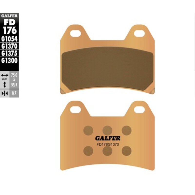 BRAKE PADS SINTERED FD176G1370