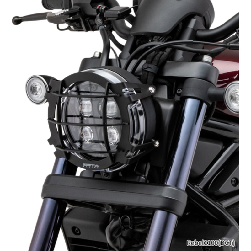 HEADLIGHT GUARD BLACK HON  SKU: 634-4007