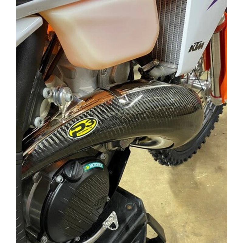 PIPE GUARD CARBON FIBER KTM/HUS  SKU: 670-101081