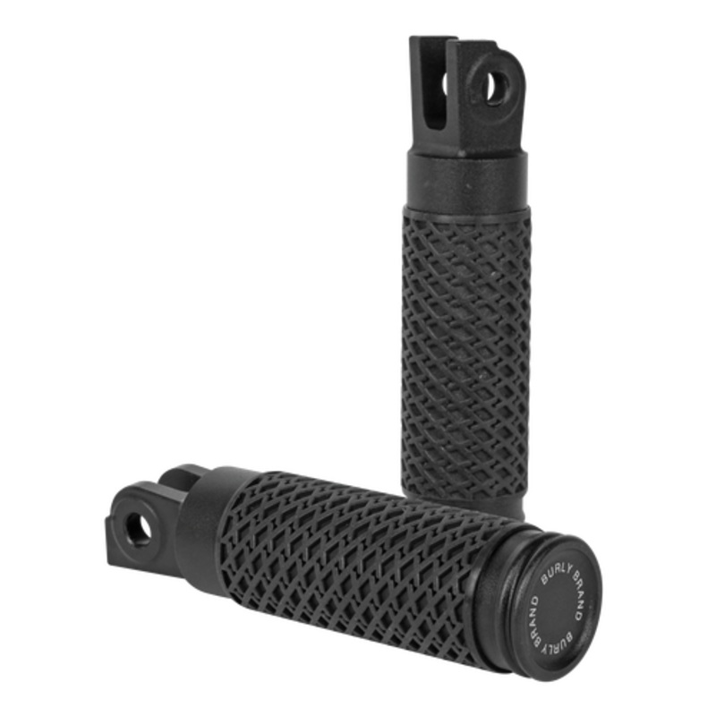 SLASH CUT FOOT PEGS BLACK  SKU: 750-05860