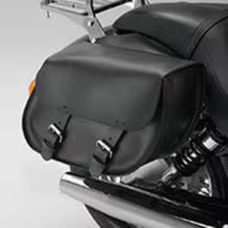 Synthetic Leather Saddlebags|One Size