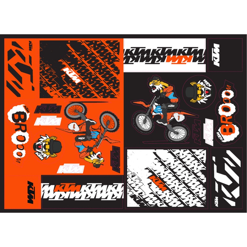 TEAM GRAPHIC STICKER SHEET