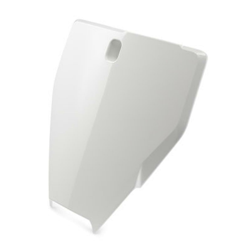 front number plate white compl